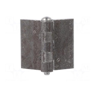 Hinge | Width: 60mm | steel | H: 50mm | without coating,for welding