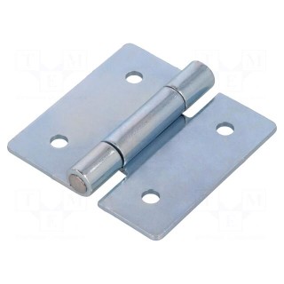Hinge | Width: 60mm | zinc-plated steel | H: 60mm