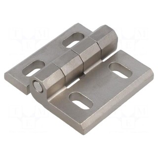 Hinge | Width: 68mm | stainless steel | H: 65mm | adjustable