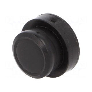 12mm | plugs | Mat: elastomer | Seal Plug DS | black | -20÷80°C | IP54