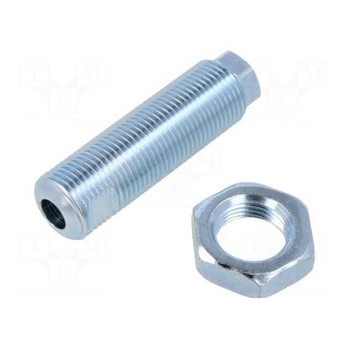 Foot | Base dia: 100mm | M24x2 | steel | Plunger length: 70mm
