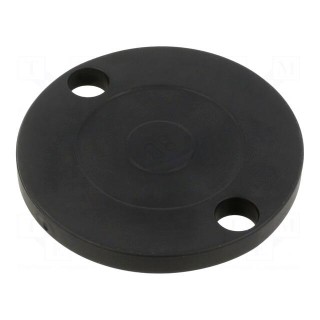 No-slip disk | elastomer thermoplastic TPE | H: 7mm | Ø: 68mm