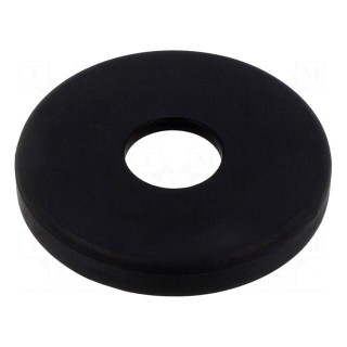 No-slip disk | with hole | elastomer thermoplastic TPE | Ø: 49mm