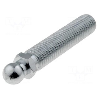 Pin | M16 | Plunger mat: steel | Ø: 14mm | Plating: zinc