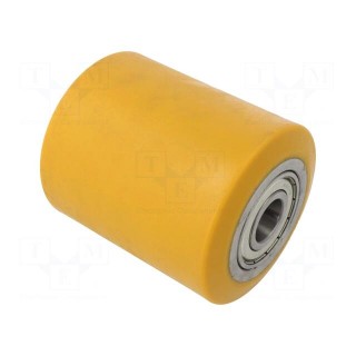 Pallet roller | Ø: 85mm | W: 100mm | hub with ball bearings