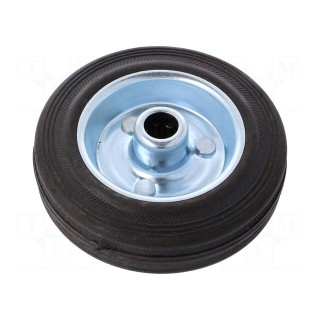 Transport wheel | Ø: 100mm | W: 25mm | 70kg | Mat: rubber | -20÷60°C