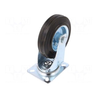 Transport wheel | Ø: 125mm | W: 25mm | H: 152mm | torsional | 100kg