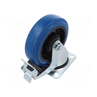 Transport wheel | Ø: 125mm | W: 36mm | H: 159mm | torsional with lock