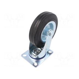 Transport wheel | Ø: 125mm | W: 38mm | H: 156mm | torsional | 120kg | SM