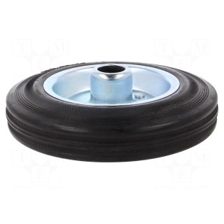 Transport wheel | Ø: 160mm | W: 25mm | 150kg | rubber | CSG | -20÷60°C