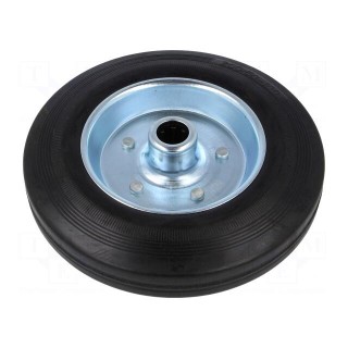 Transport wheel | Ø: 200mm | W: 27mm | 230kg | Mat: rubber | -20÷60°C
