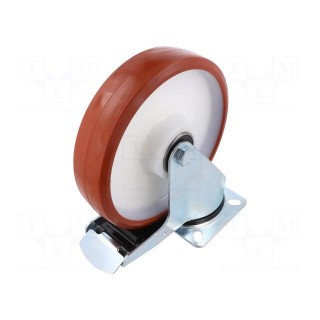 Transport wheel | Ø: 200mm | W: 45mm | H: 235mm | torsional with lock