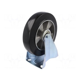Transport wheel | Ø: 200mm | W: 50mm | H: 235mm | rigid | 350kg | rubber