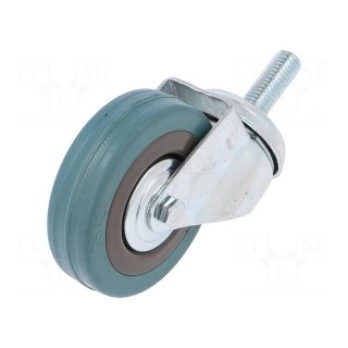 Transport wheel | Ø: 75mm | W: 21mm | H: 100mm | torsional,with lever