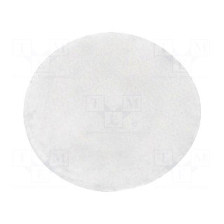 Self-adhesive foot | Ø: 8mm | H: 2.4mm | transparent | silicone | C: 1mm