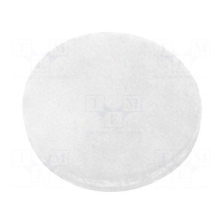 Self-adhesive foot | Ø: 8mm | H: 2.6mm | transparent | silicone