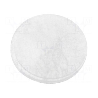 Self-adhesive foot | Ø: 8mm | H: 2mm | transparent | silicone | C: 1mm