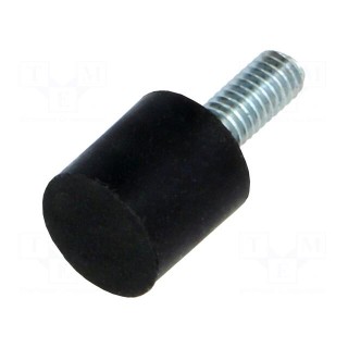 Vibroisolation foot | Ø: 10mm | H: 10mm | Shore hardness: 40±5 | 41N