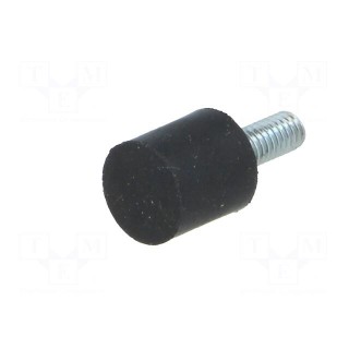 Vibroisolation foot | Ø: 10mm | H: 10mm | Shore hardness: 40±5 | 41N