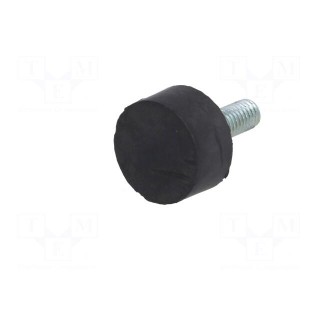 Vibroisolation foot | Ø: 20mm | H: 10mm | Shore hardness: 40±5 | 240N