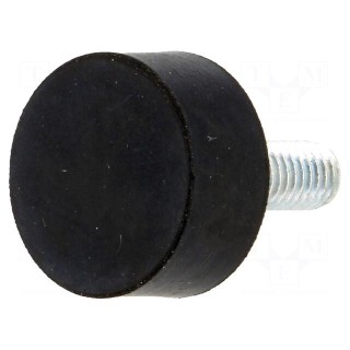Vibroisolation foot | Ø: 20mm | H: 10mm | Shore hardness: 70±5 | 504N