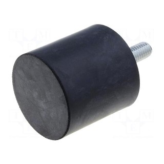 Vibroisolation foot | Ø: 40mm | H: 40mm | Shore hardness: 55±5 | 1820N