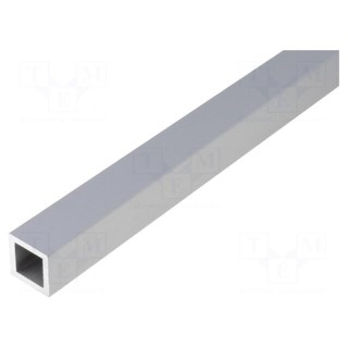 Connecting tubes | S: 10mm | L: 200mm | aluminium | square
