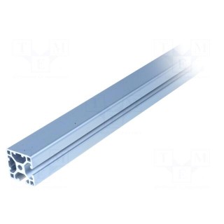 Connecting tubes | Width of the groove: 6mm | W: 30mm | H: 30mm | L: 1m