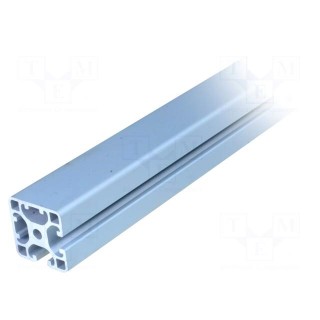 Connecting tubes | Width of the groove: 8mm | W: 40mm | H: 40mm | L: 1m