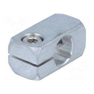 Mounting coupler | D: 12mm | S: 10mm | W: 16mm | H: 16mm | L: 32mm