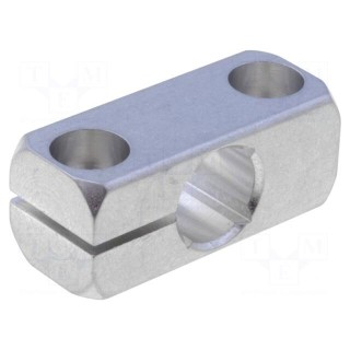 Mounting coupler | D: 16mm | W: 20mm | H: 20mm | L: 45mm | aluminium