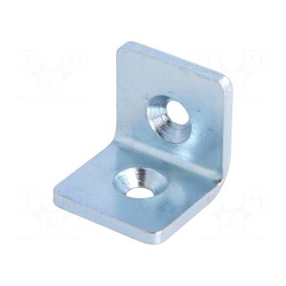 Angle bracket | for profiles | W: 40mm | H: 40mm | L: 40mm | steel