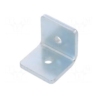 Angle bracket | for profiles | W: 40mm | H: 40mm | L: 40mm | steel