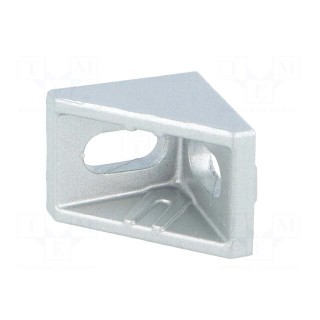 Angle bracket | for profiles | Width of the groove: 5mm | W: 17mm