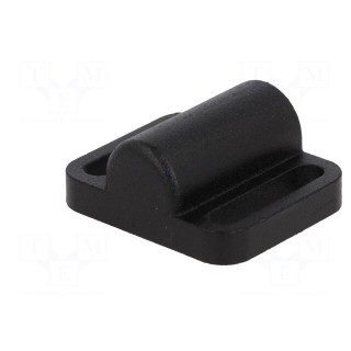 Locator | for spring latches | W: 38mm | Mat: zinc alloy | Øhole: 6mm