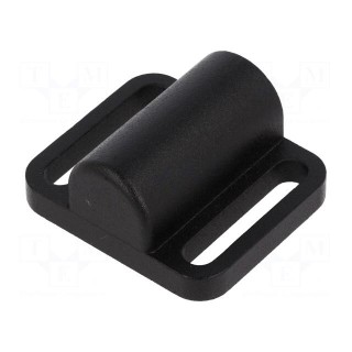 Locator | for spring latches | W: 46mm | Mat: zinc alloy | Øhole: 12mm