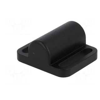 Locator | for spring latches | W: 46mm | Mat: zinc alloy | Øhole: 12mm