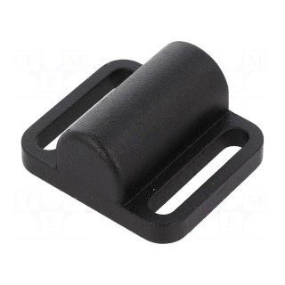Locator | for spring latches | W: 46mm | Mat: zinc alloy | Øhole: 8mm