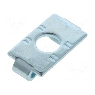 Mounting coupler | for profiles | Width of the groove: 5mm | V: ESD