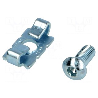 Mounting coupler | for profiles | Width of the groove: 8mm