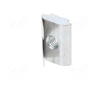 Nut | for profiles | Width of the groove: 10mm | stainless steel