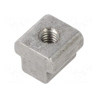 Nut | for profiles | Width of the groove: 10mm | steel | T-slot
