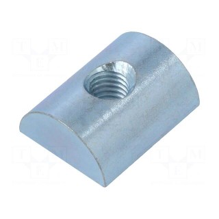 Nut | for profiles | Width of the groove: 12mm | steel | zinc