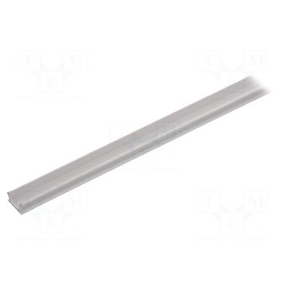 Stopper | for profiles | Width of the groove: 8mm | L: 2m | PP