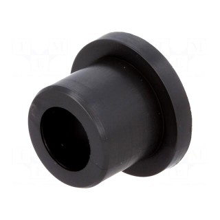 Bearing: sleeve bearing | with flange | Øout: 10mm | Øint: 6mm | L: 10mm