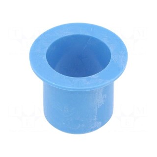 Bearing: sleeve bearing | with flange | Øout: 16mm | Øint: 14mm | blue