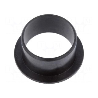 Bearing: sleeve bearing | with flange | Øout: 20mm | Øint: 18mm | black