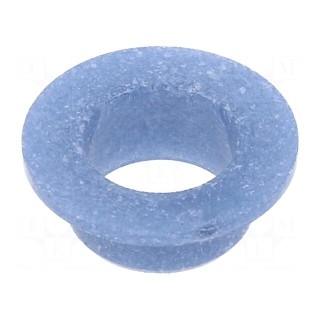 Bearing: sleeve bearing | with flange | Øout: 23mm | Øint: 20mm | blue