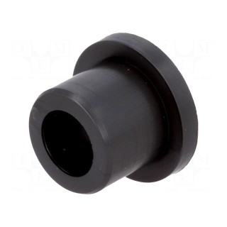 Bearing: sleeve bearing | with flange | Øout: 6mm | Øint: 2.5mm | L: 3mm