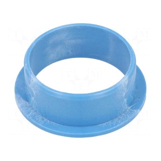 Bearing: sleeve bearing | with flange | Øout: 39mm | Øint: 35mm | blue
